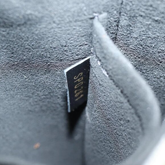 LOUIS VUITTON Pre Owned SINCE 1854 Petit Sac Plat 2way Black M80484 Auth 132612M - Picture 12 of 16